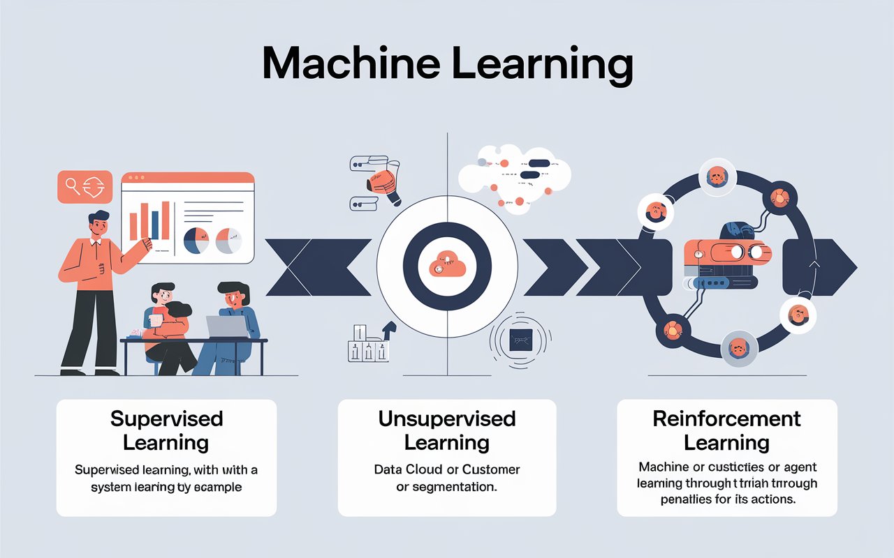 types of ml types of machine learning , supervised machine learning , un supervised ml , reinforcement learning 