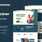 Packega – Packaging Company Elementor Template Kit 