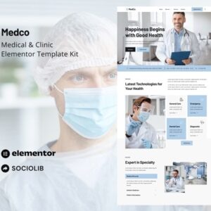 Medco - Medical Clinic & Hospital Elementor Template Kit