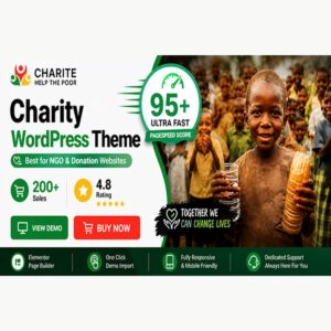 Charite - Nonprofit Charity & Donation WordPress Theme