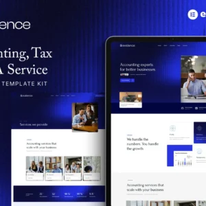 Evidence - Accounting, Tax & CPA Service Elementor Template Kit