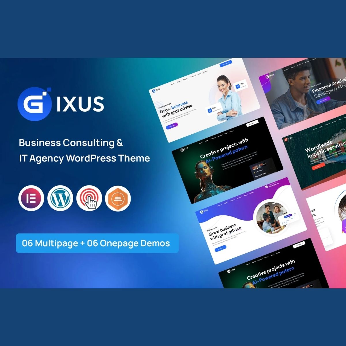 Gixus | Multipurpose WordPress Theme