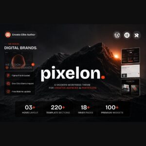 Pixelon - Creative Digital Portfolio WordPress Theme