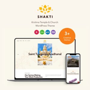 Shakti - Ashram & Religion Krishna Temple WordPress Theme