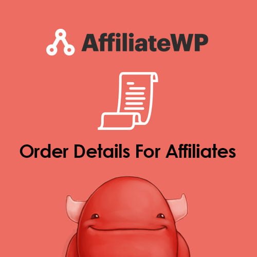 AffiliateWP - Order Details For Affiliates