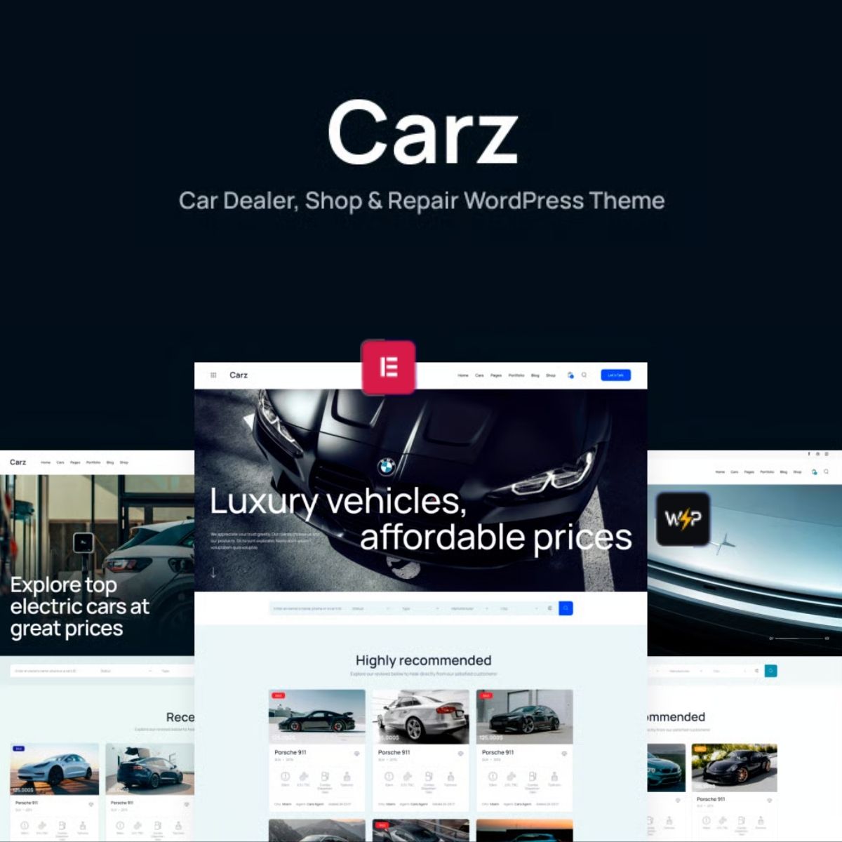 Carz — Car Dealer, Shop & Repair WordPress Theme