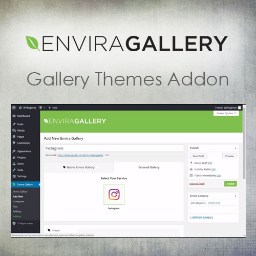 Envira Gallery - Instagram Addon