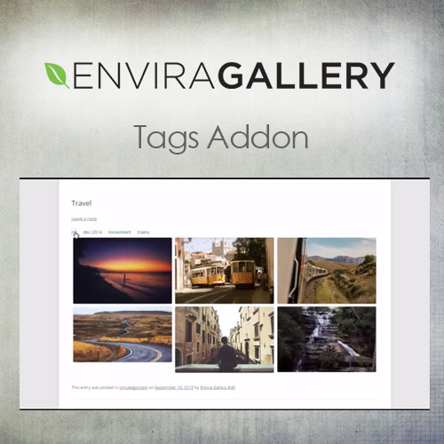 Envira Gallery - Tags Addon