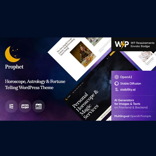 Prophet - Horoscope,Astrology & Fortune Telling WordPress Theme