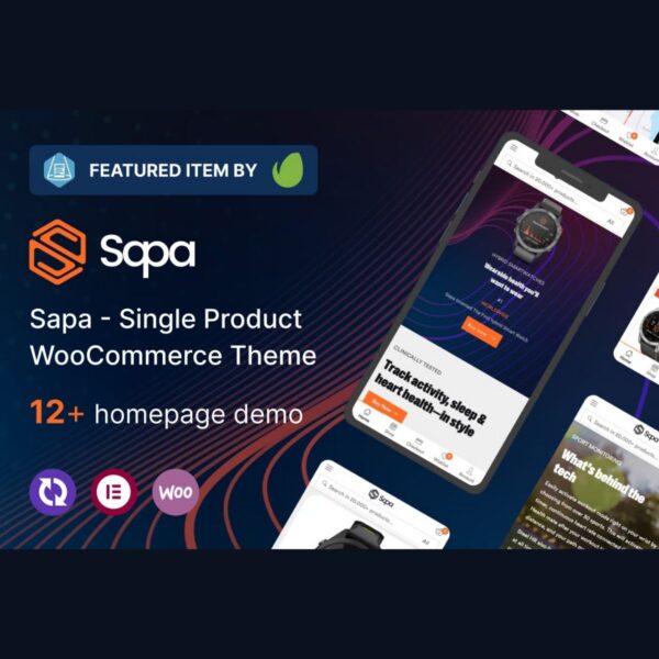 Sapa - Product Landing Page WooCommerce Theme