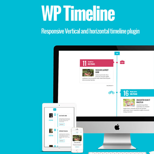 WP Timeline โ Responsive Vertical and Horizontal timeline plugin