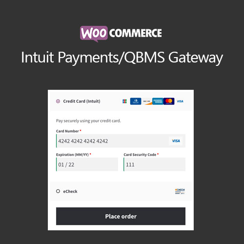 WooCommerce Intuit Payments/QBMS Gateway