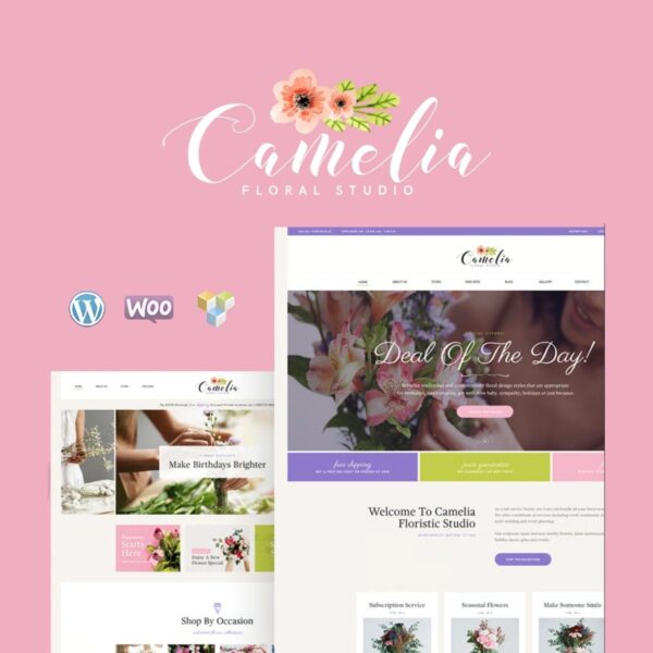 Camelia | Floral Studio Florist WordPress Theme