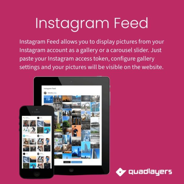 Instagram Feed by Quadlayers