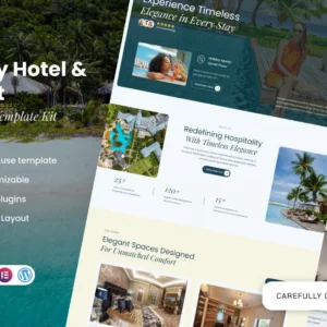Solenne - Luxury Hotel & Resort Elementor Template Kit