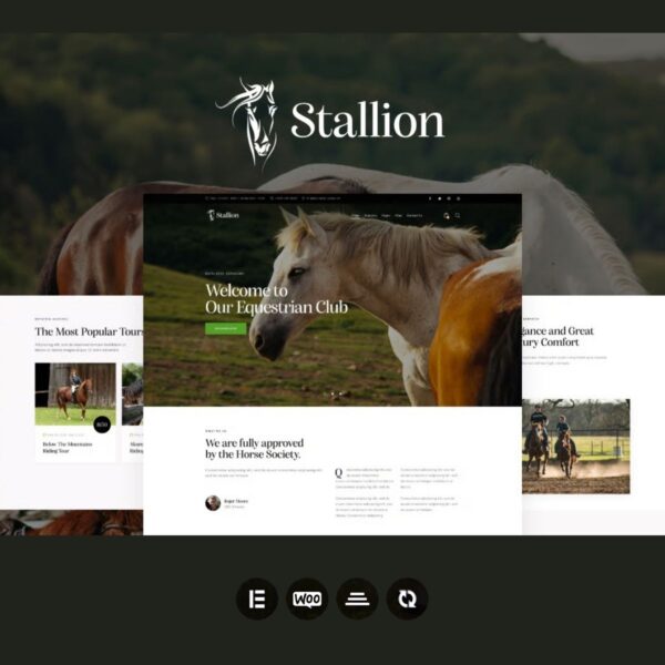 Stallion - Equestrian Club and Horse Riding School WordPess Theme