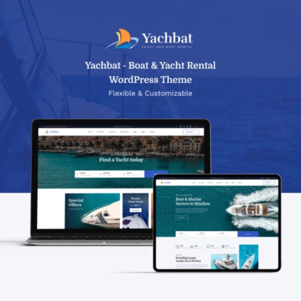 Yachbat - Yacht & Boat Rental WordPress Theme